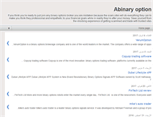 Tablet Screenshot of abinaryoption.com